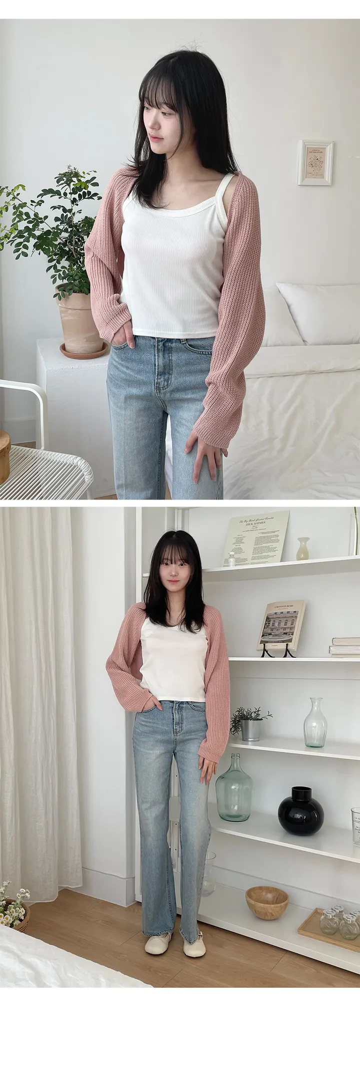 [3,000장판매][7color] 몬트 크롭 볼레로가디건 상세 이미지 14