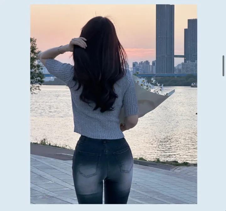 [자체제작/허리쏘옥/히든밴딩/기본,롱ver] -3kg 몸매 보정 워싱 롱 부츠컷 데님 청바지 롱팬츠 상세 이미지 21