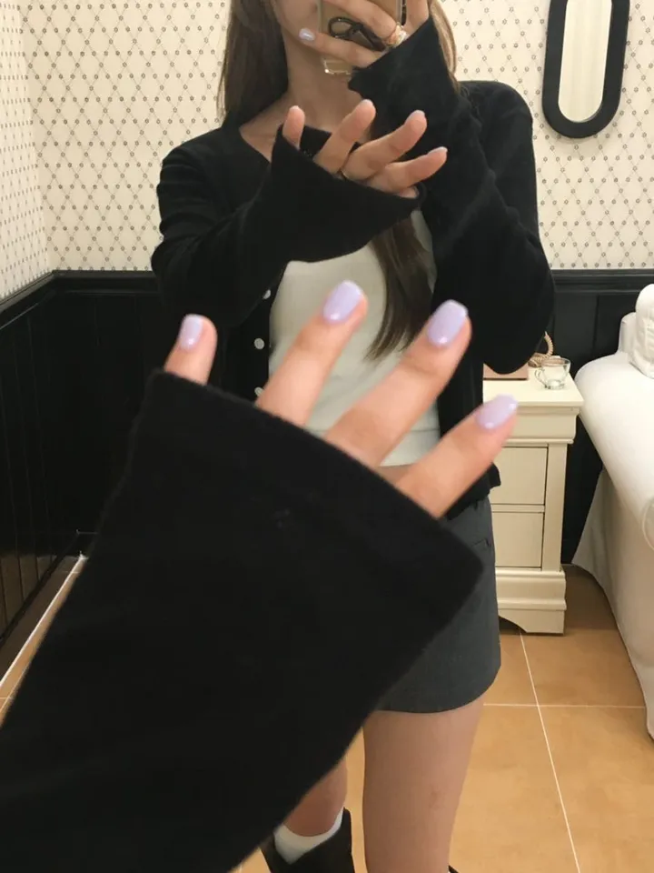 빈티지 딸기 가디건 레드,아이보리, 블랙 [가디건/디테일/빈티지/여름코디/코디추천/데일리/대학생/캐주얼/y2k] 상세 이미지 25