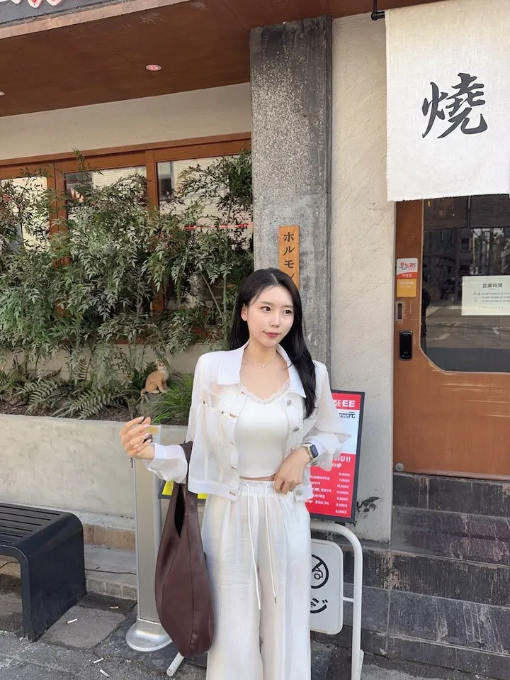 ⚡️블랙 당일⚡️스티치 시스루 썸머 자켓 상세 이미지 7