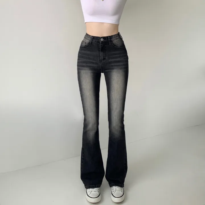 [숏,기본,롱/핏보장🖤/~2XL] 메이빌 쫀득 워싱 슬림핏 하이웨스트 세미 부츠컷 빈티지 데님 팬츠 청바지 키작녀 키큰녀 빅사이즈 4color 상세 이미지 11