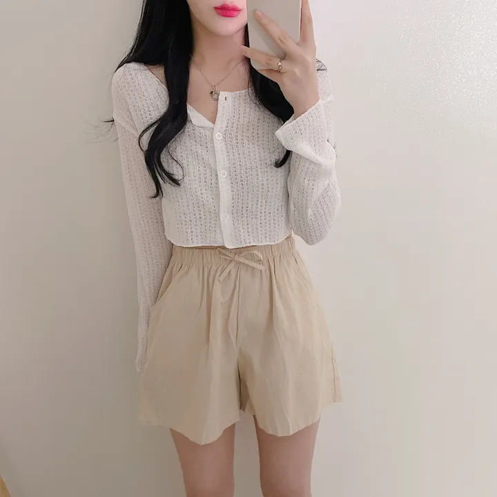 [인기상품] 토이 린넨 크롭 가디건 (4color) 상세 이미지 44