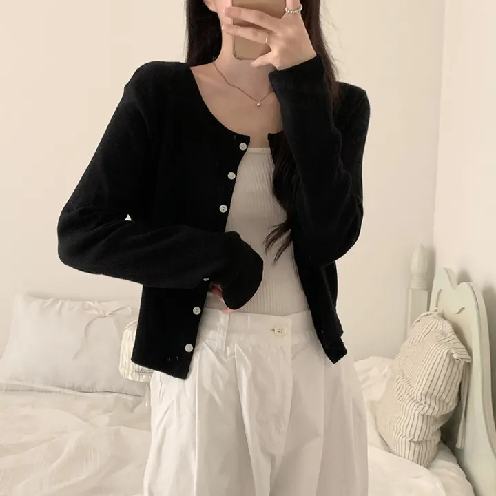 로로 펀칭 가디건 (8color) 상세 이미지 8