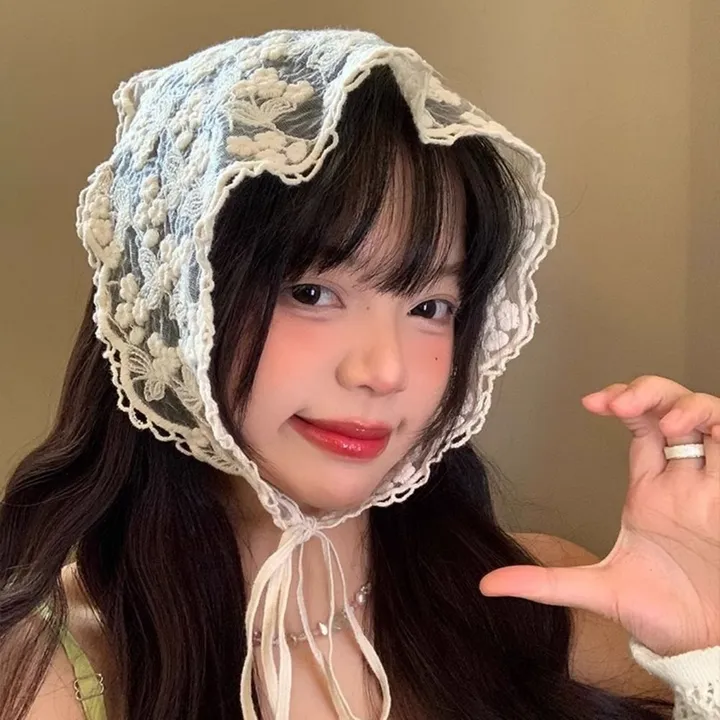 🔥휴양지룩/바캉스룩🔥 바캉스 레이스 반다나 상세 이미지 5