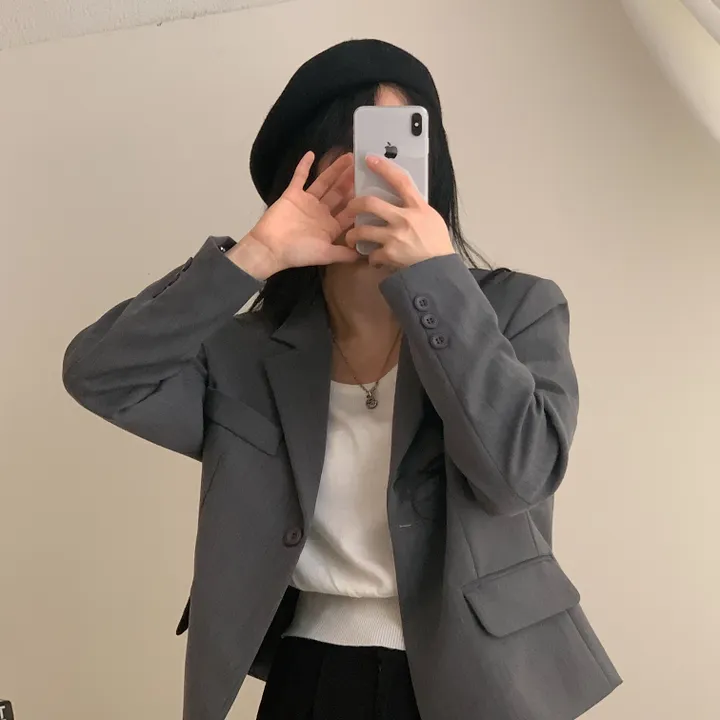 [기획/필수] 오늘도 예쁘게, 모니카 원버튼 숏자켓;4col 상세 이미지 30