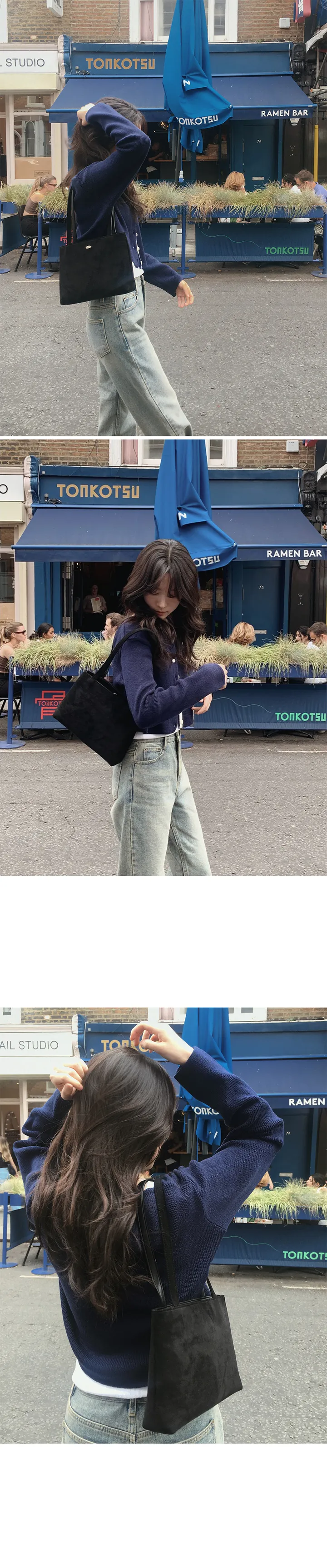 [💝데일리백/숄더백] #LENTO. Bazil suede bag  - 4 color 상세 이미지 36