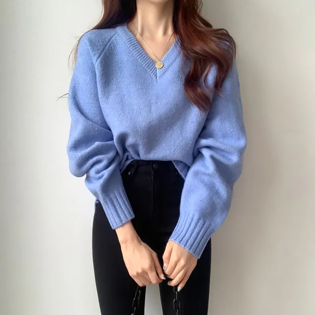[ 무조건 소장 추천! 인기만점 ] 데일리 루즈핏 V넥 니트 상세 이미지 51