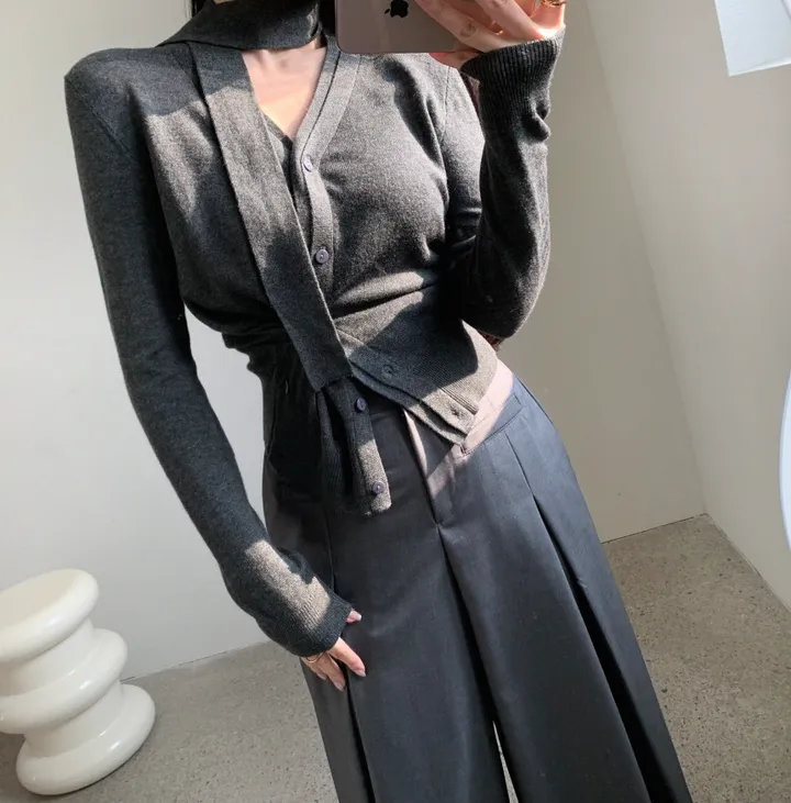 타이SET 랩 가디건 상세 이미지 24