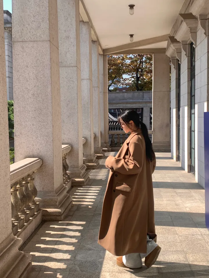 *브랜드퀄[기획/내수] 루비 더블 울 롱코트-2col 상세 이미지 13