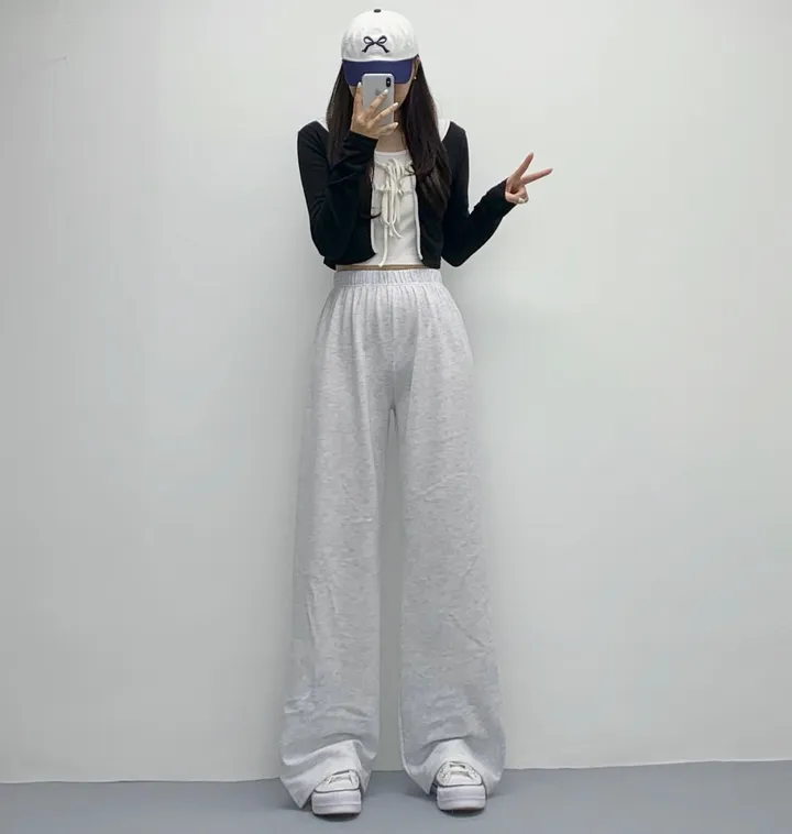 당일🚀[숏&롱/편한바지!] 드림 컬러 밴딩 롱 와이드팬츠 트레이닝팬츠 댄스복 여름팬츠 사계절팬츠 키작녀 키큰녀 (7Col) 상세 이미지 56