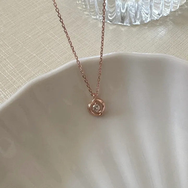 [silver925] 레인 큐빅 목걸이 (2color) 상세 이미지 14