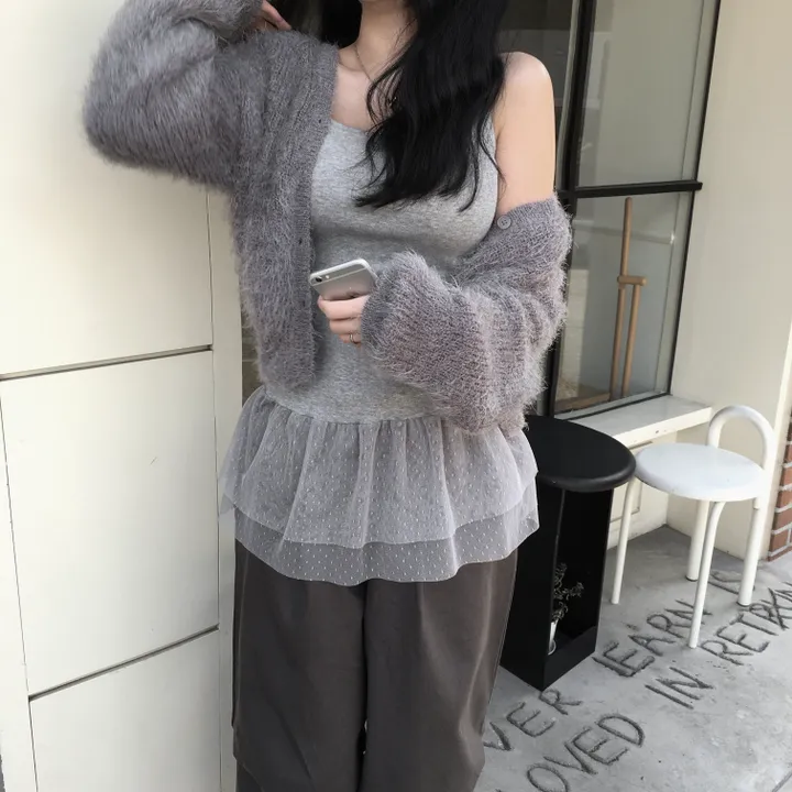 포니 퍼 가디건 cd - 4color 상세 이미지 17