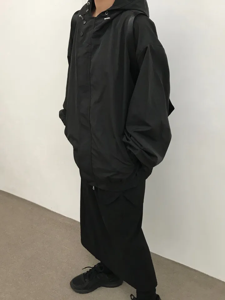 [인기🩶/간절기 아우터] 몬코 나일론 투웨이 바람막이 후드 윈드브레이커 자켓 (2color) 상세 이미지 23