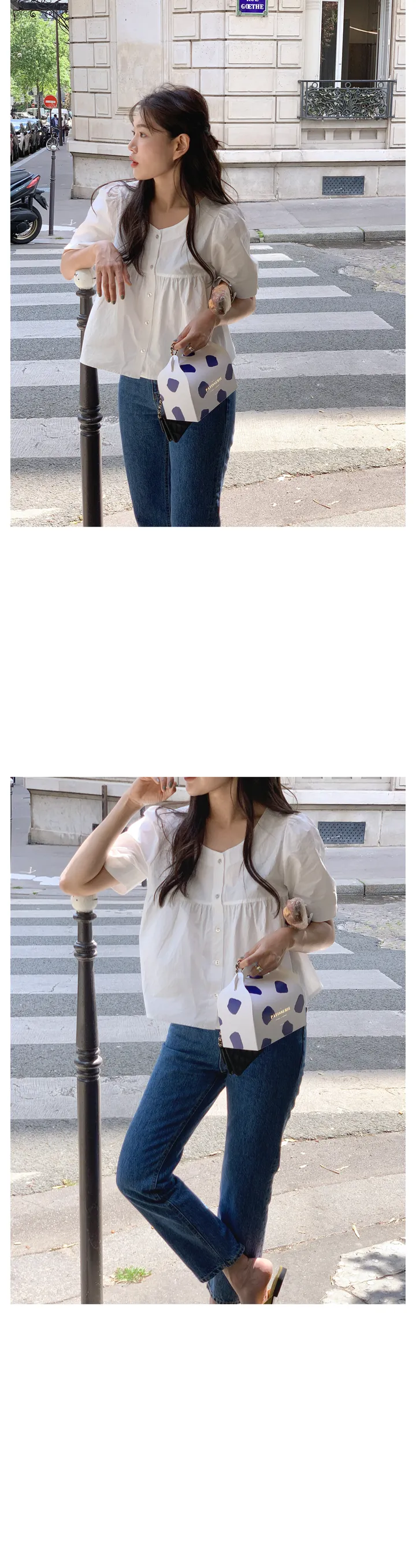 [Mayvi/5천장 돌파!] Half penny 블라우스 (4 color) 상세 이미지 45