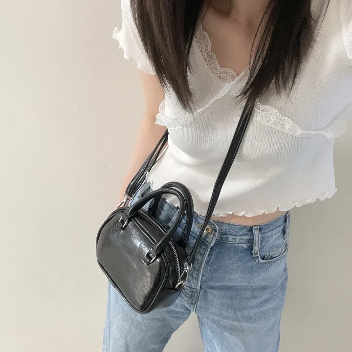 [ 🚀당일출고⚡신상특가 ] 데일리 레더 미니 토트 크로스백 상세 이미지 2