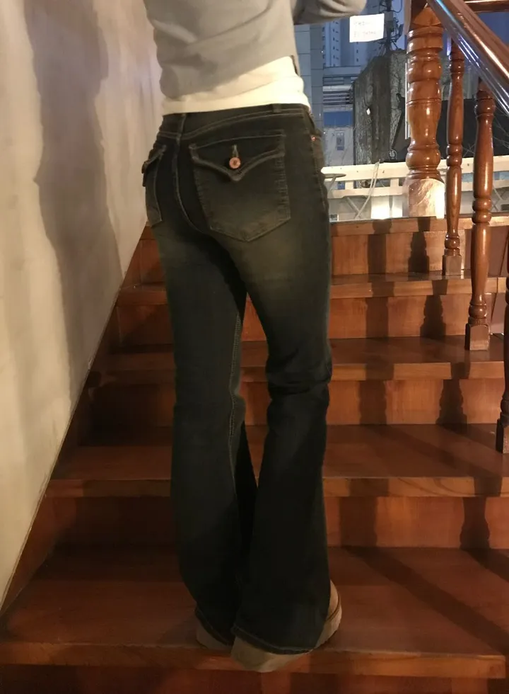 카리나 빈티지  포켓 포인티 청바지 Karina Vintage Glam Pocket Flare Denim 상세 이미지 21