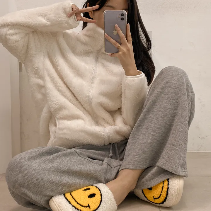 (💥강추템!! 보들보들촉감~💥) 따뜻 플리스 후리스 커플 포근 털 겨울 집업 (L~XL) 상세 이미지 41