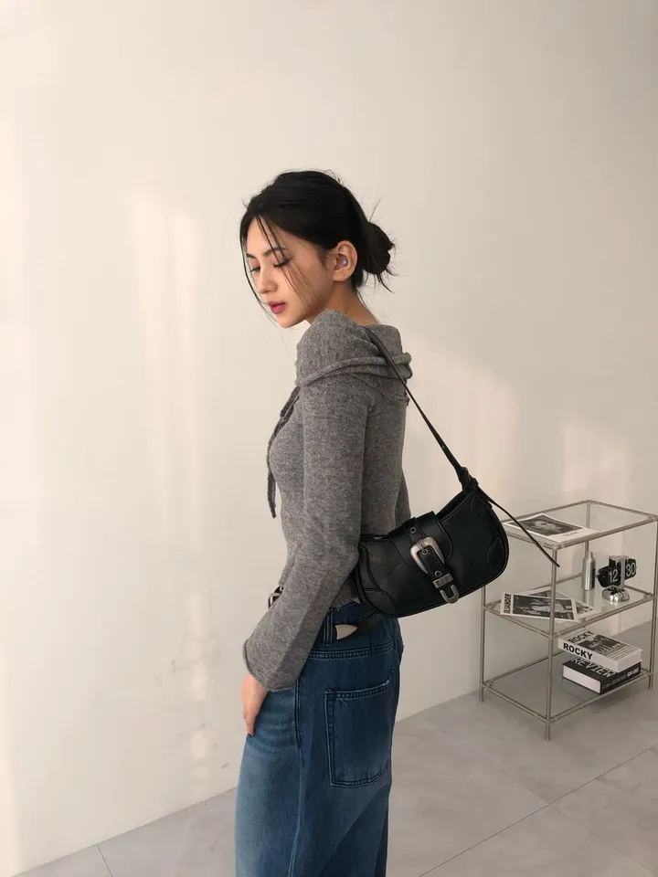 [당일발송/MDpick] Vintage buckle shoulder bag , 3color 상세 이미지 10