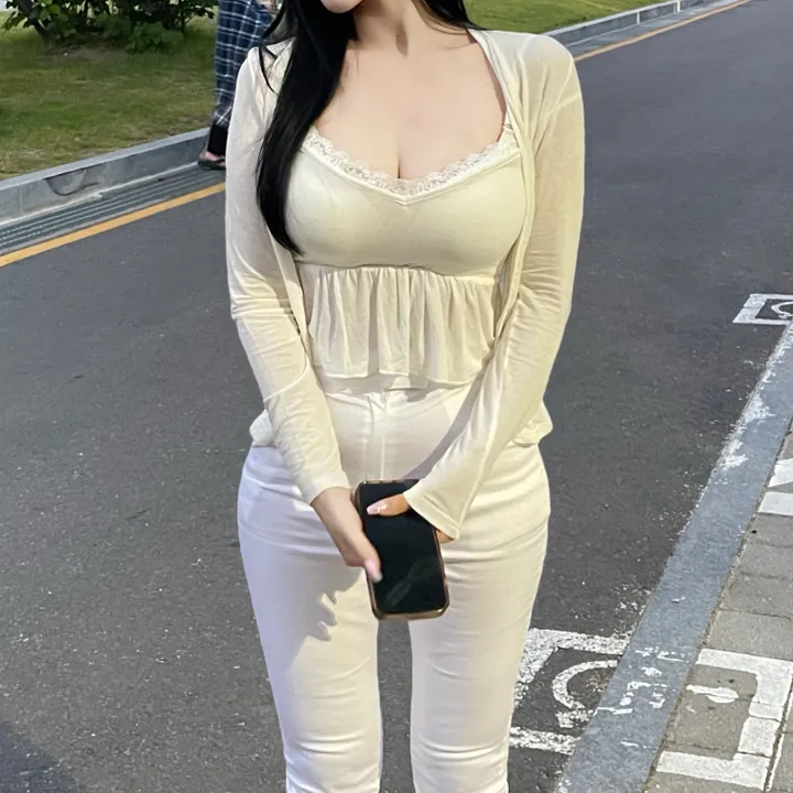 *(무조건소장/살안타템)* 살랑 여름 가디건 간절기 오픈가디건 꾸안꾸룩 여름교복 마실룩 데이트룩 상세 이미지 10