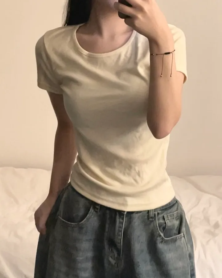기본핏 데일리 반팔티(5color) 상세 이미지 2