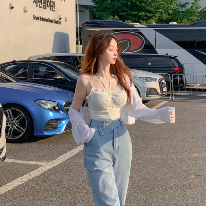 [극강여리🥺햇빛차단] 여리여리 여름 바캉스 부클 나시 크롭 니트 볼레로 가디건  커버업 5col 상세 이미지 8