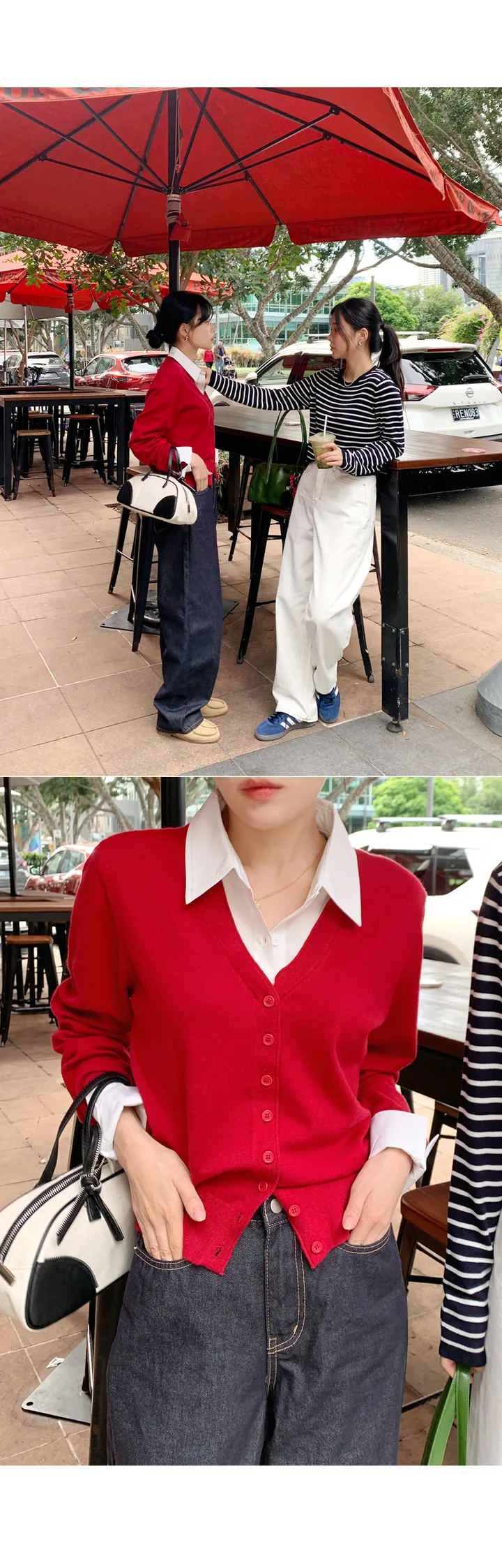 [일체형/코디완성템!강추♥]캐시셔츠버튼업가디건 상세 이미지 9