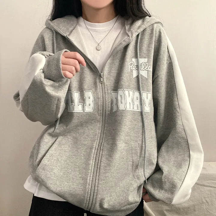 봄new*[데일리/스트릿] 윌비 져지 오버핏 후드집업 3color 상세 이미지 5