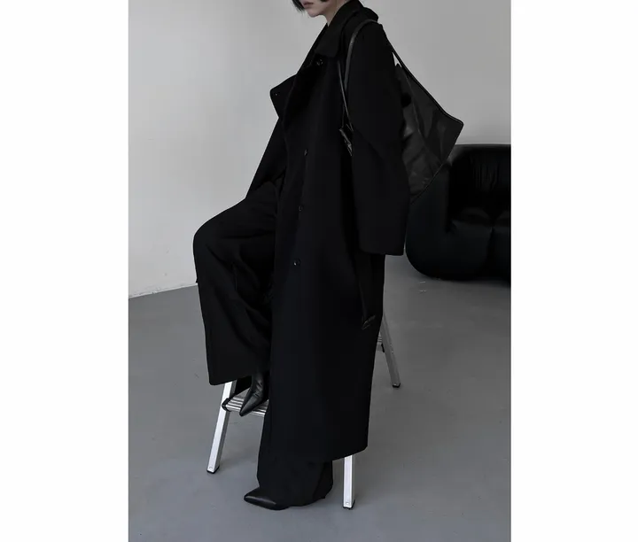 [unisex] trench wool collar coat 상세 이미지 8