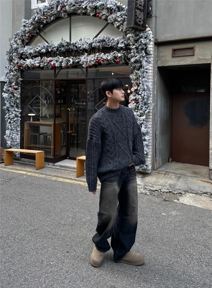 귀여운 왕박시 떡볶이 후드 롱 겨울 가을 코트 상세 이미지 20