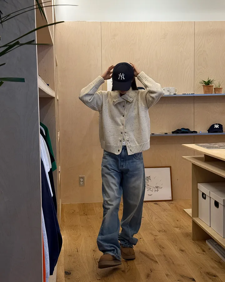 페퍼 하이넥 버튼 가디건 상세 이미지 13