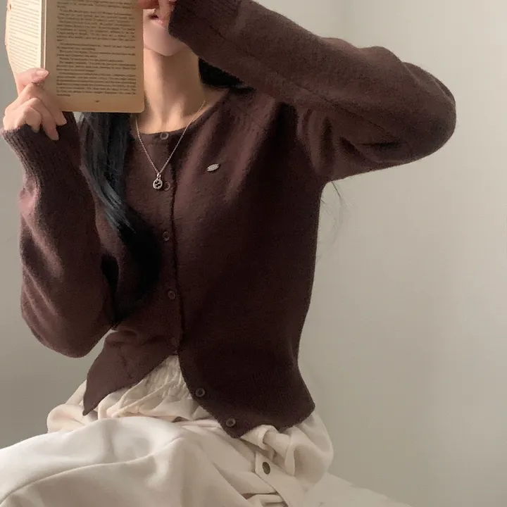 [후기보장🤍/Wool] 에버닌 펜던트 니트 가디건 - 7color 상세 이미지 40