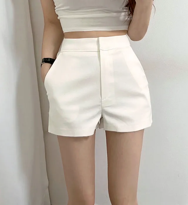 [기본깔끔핏] 코튼 면 스판 3부 숏팬츠 슬랙스 봄 여름 반바지 상세 이미지 2