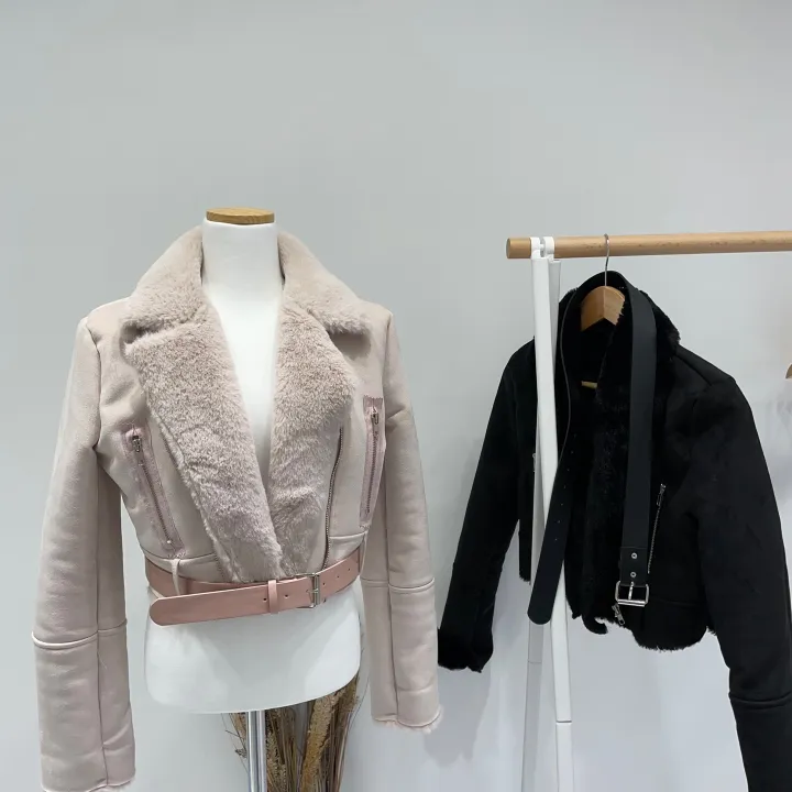 [주문폭주💝자체제작/후기보세요💝] 컬러추가 ! (벨트SET)(원조고퀄)(슬림핏)(모델소장)매력 쁠리 여신 크롭 무스탕 상세 이미지 19