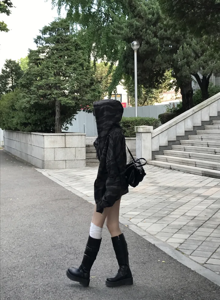 MILITARY CAMO HOOD (기모원단 추가) 상세 이미지 17
