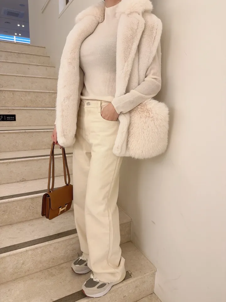(High Quality line)포켓 폭스 카라하프퍼조끼3color 상세 이미지 15