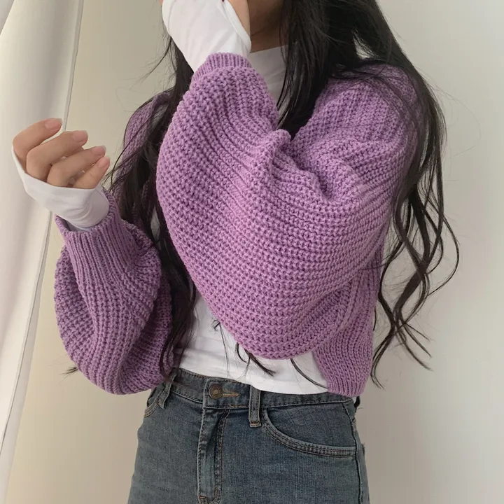가을 두께감! 하찌 볼레로 크롭 니트가디건;5col 상세 이미지 10