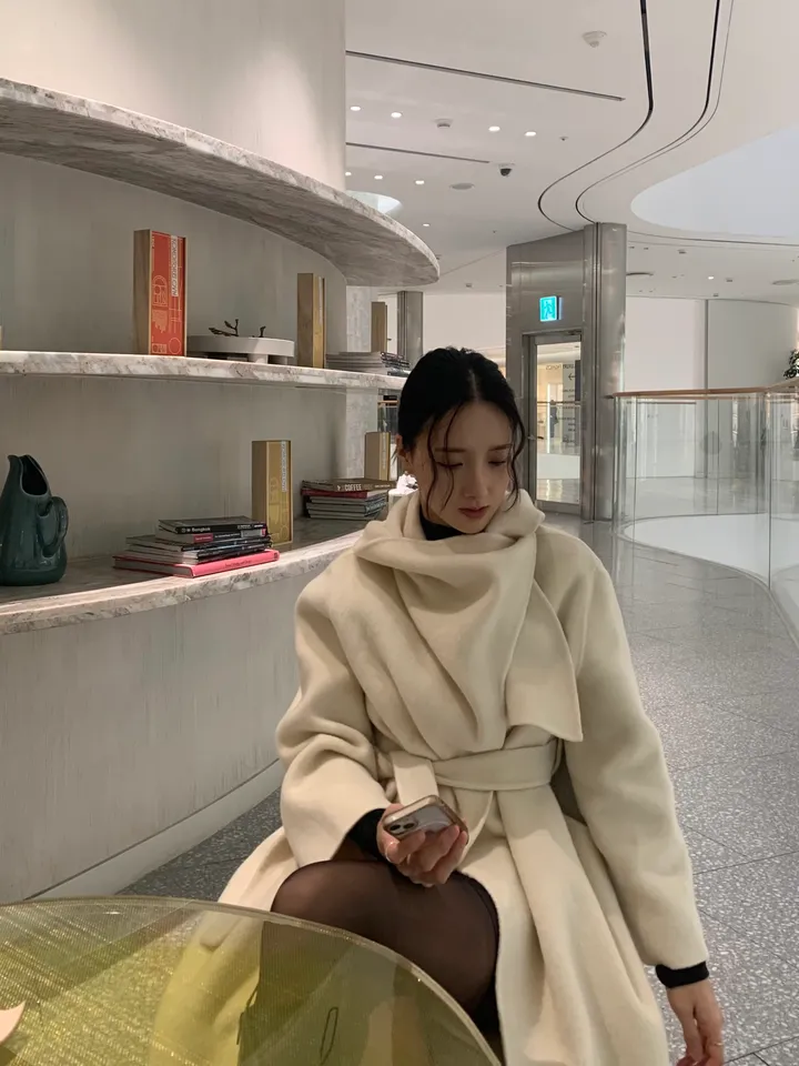 [페미닌/숄핸드메이드/고급미/터틀넥핸드메이드/핸드메이드] 로라 터들 숄 카라 핸드메이드 3color 상세 이미지 20