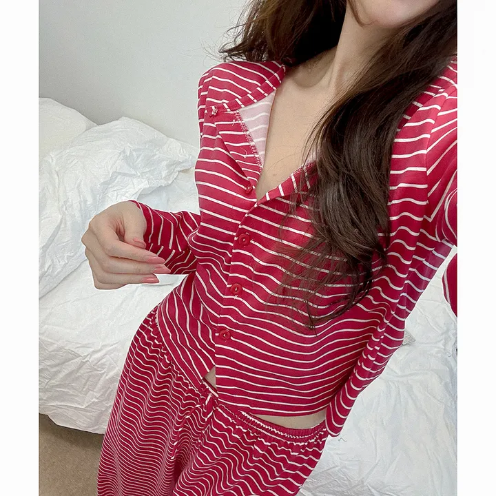 HOUSE RED PAJAMA SET 1 color #930 상세 이미지 7