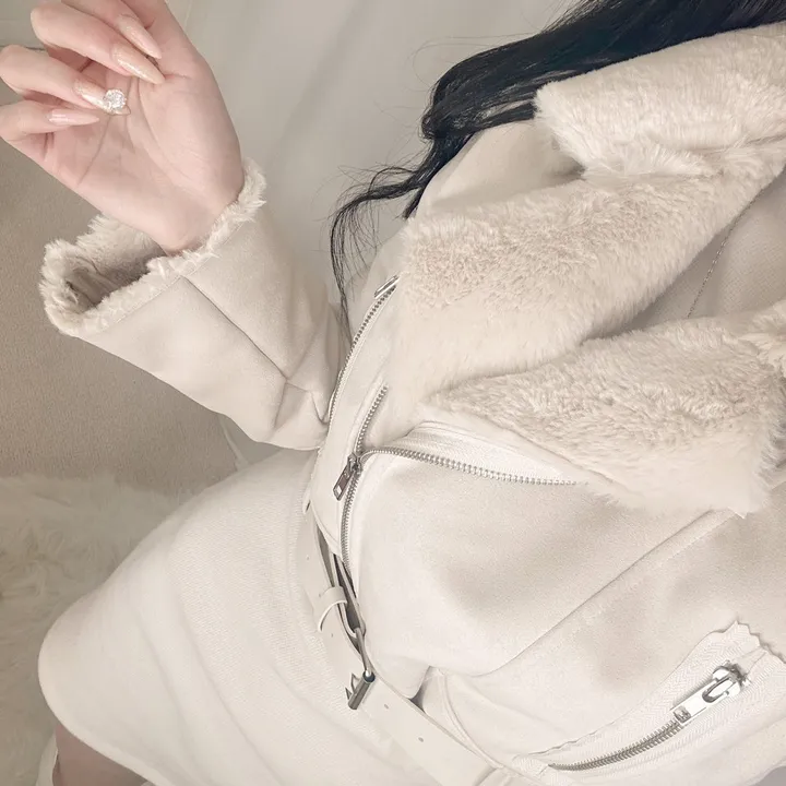 [주문폭주💝자체제작/후기보세요💝] 컬러추가 ! (벨트SET)(원조고퀄)(슬림핏)(모델소장)매력 쁠리 여신 크롭 무스탕 상세 이미지 29