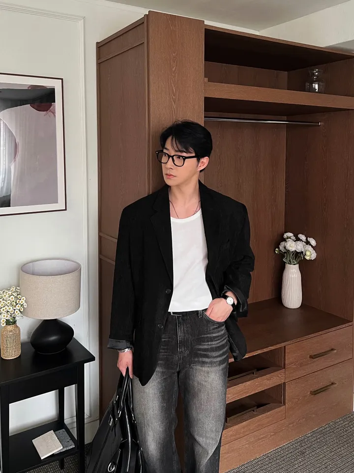 소가죽 원형 손목시계 사각 소가죽 데일리 심플 가죽시계 메탈 레더 남친룩 하객룩 봄 가을 상세 이미지 32
