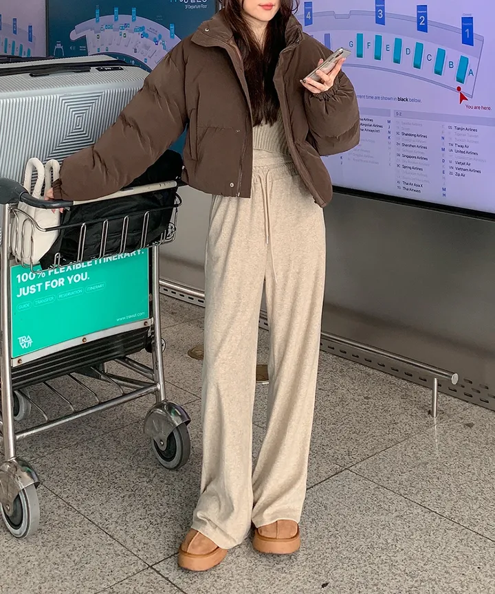 [묶음할인/누적1만🔥무광ver] 쏘힙!! 하이넥 숏 오버핏 크롭 레더 패딩 루즈핏 매트 가죽 점퍼 숏패딩 크롭패딩 레더패딩 가죽패딩 5COL 상세 이미지 67