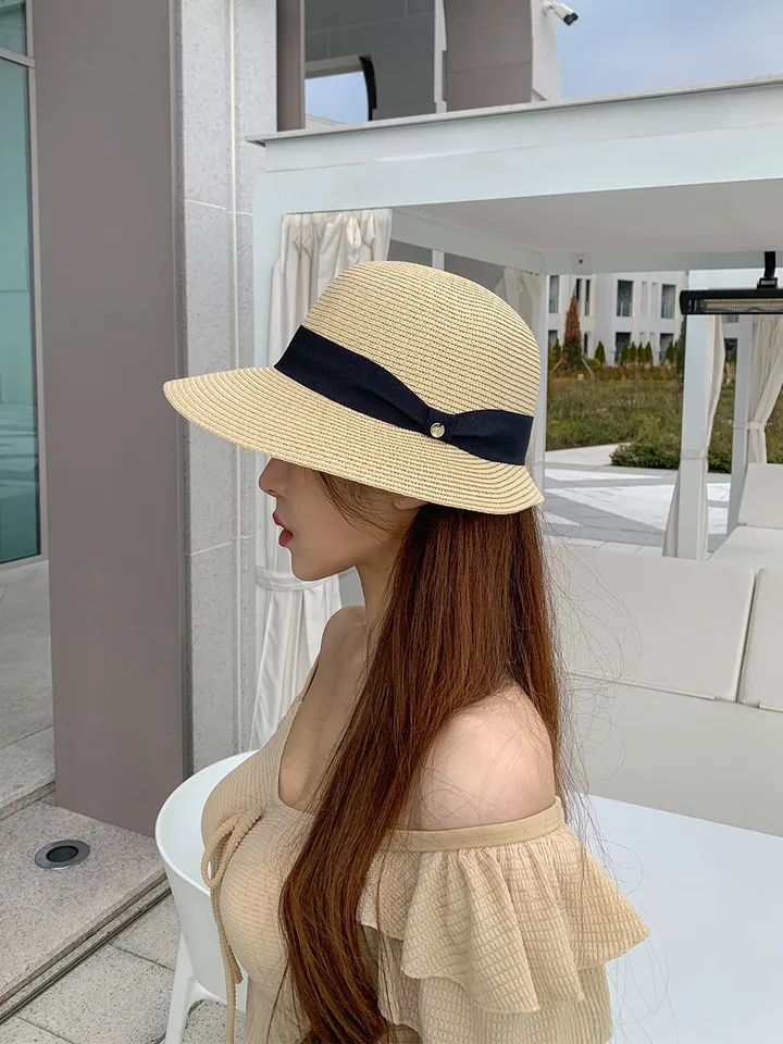 [러블리무드🎀소두핏] 벙거지 버킷햇 꽈배기 그물 뜨개 니트 짜임 모자 봄 여름 휴양지룩 휴가룩 여행룩 3COL 상세 이미지 31