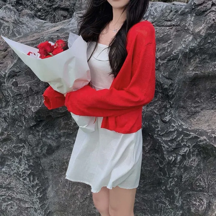 [재진행❤️/주문폭주]러블리 한도초과, 리본 자수 라운드넥 니트 가디건 상세 이미지 38