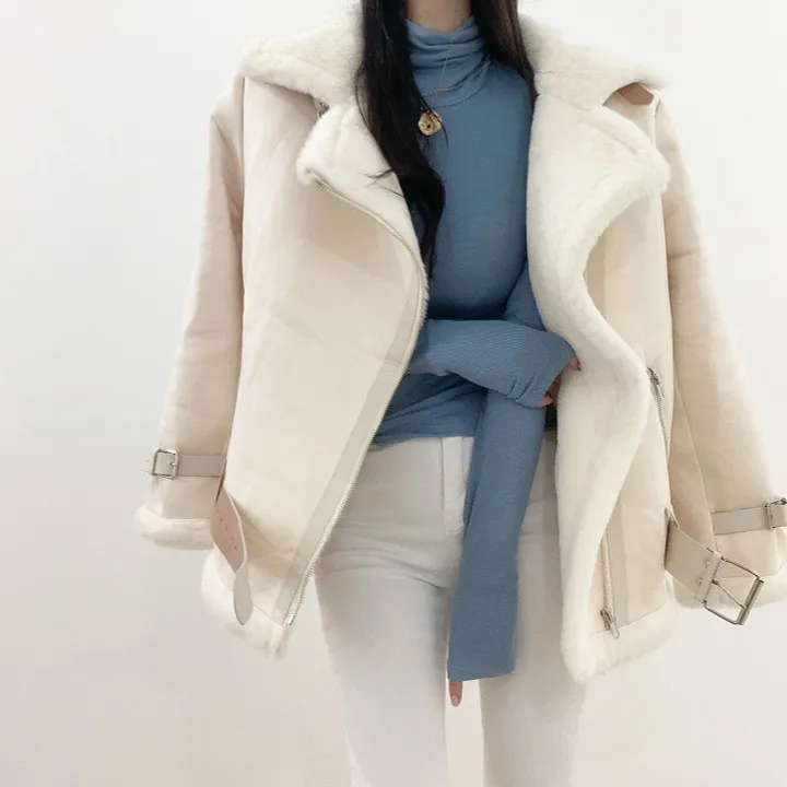 *후기보장*[고퀄필수템/핏보장] 피치기모! 쫀쫀보들 스판슬림 잔골지 목폴라 목티 기모티 상세 이미지 18