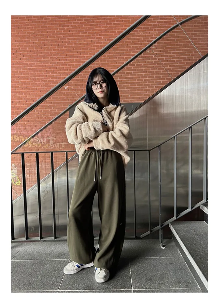 [당일배송][양털/뽀글이]후드 플리스 투웨이 겨울 따뜻한 데일리 점퍼 3color 묶음할인중 상세 이미지 62