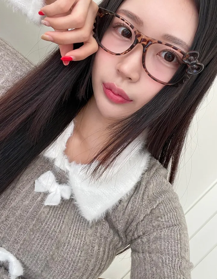 [💥만족도100%/최저가🎀/저퀄X] 헬로키티 리본 레오파드 안경테 상세 이미지 1