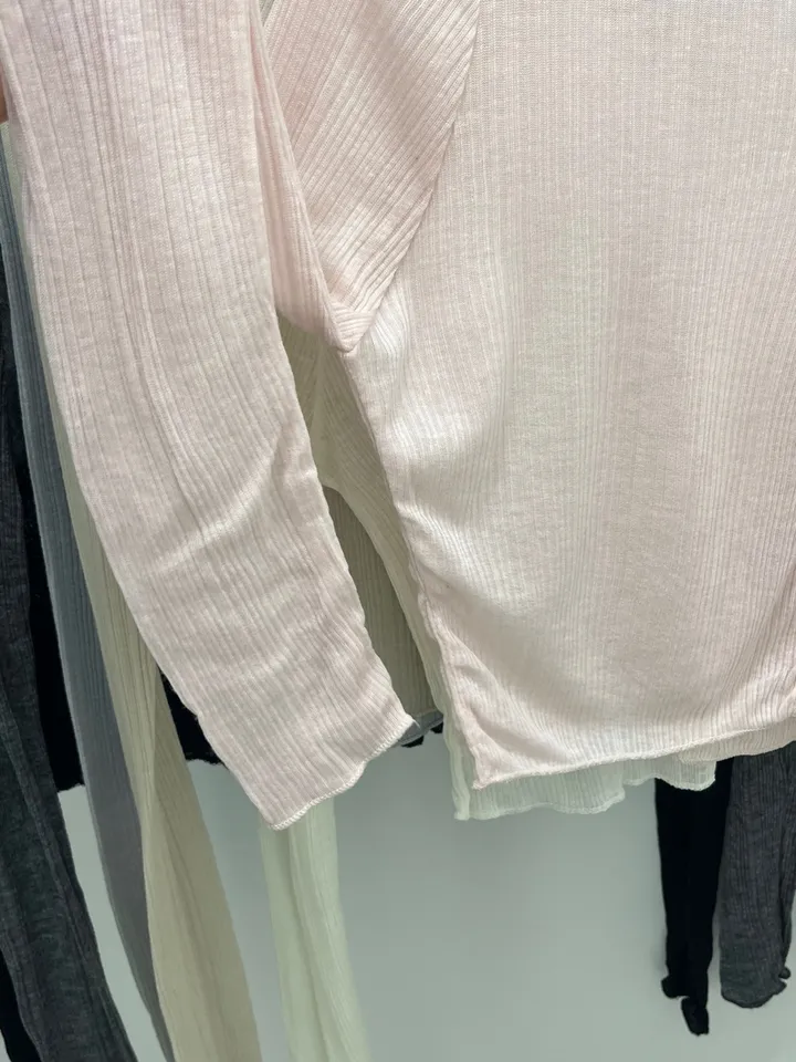 [봄여름까지💗/여리핏] 살랑 여리 크롭 간절기 가디건 상세 이미지 4