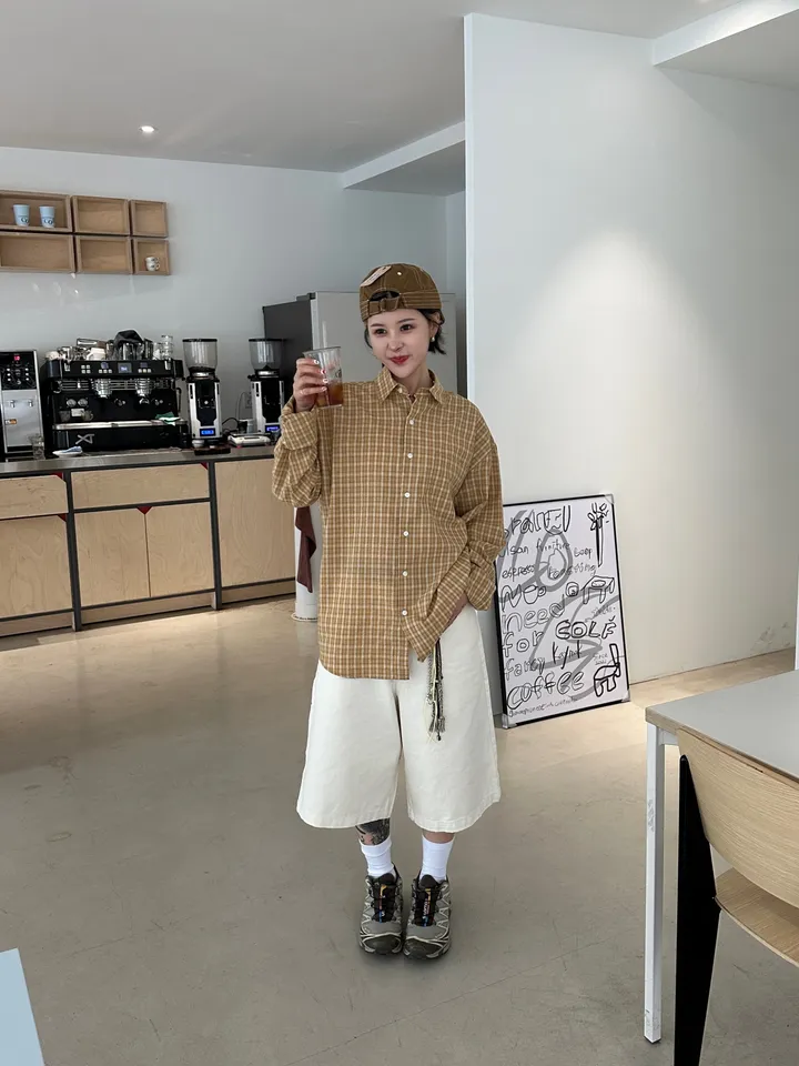 [UNISEX] 패치 워크 버뮤다 하프 팬츠 (4color) 상세 이미지 7