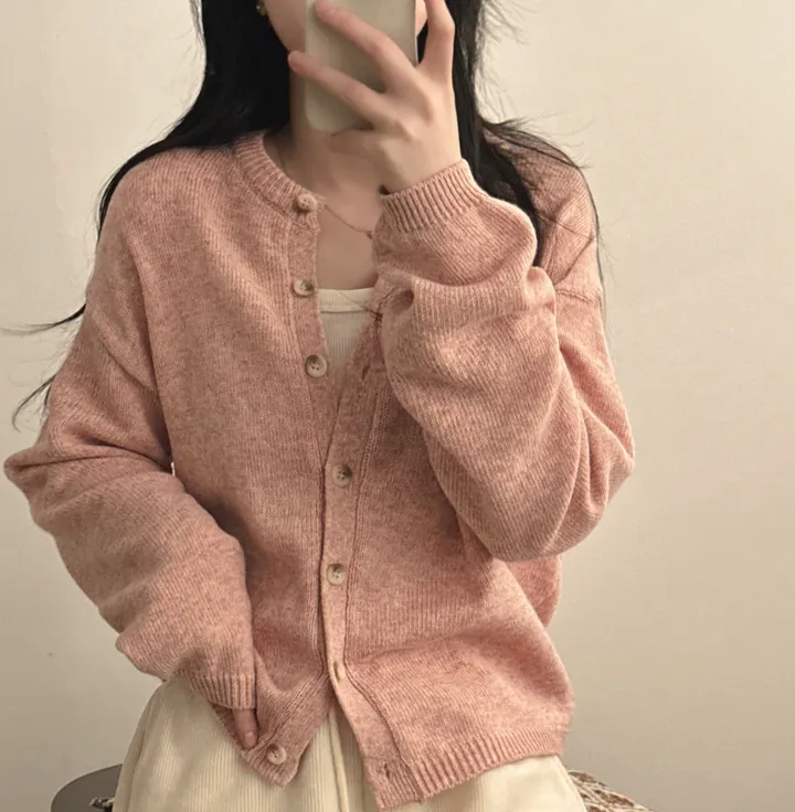[캐시울10%/여유핏~!] 퀄리티 높은 봄 데일리 니트 가디건 6color 상세 이미지 15