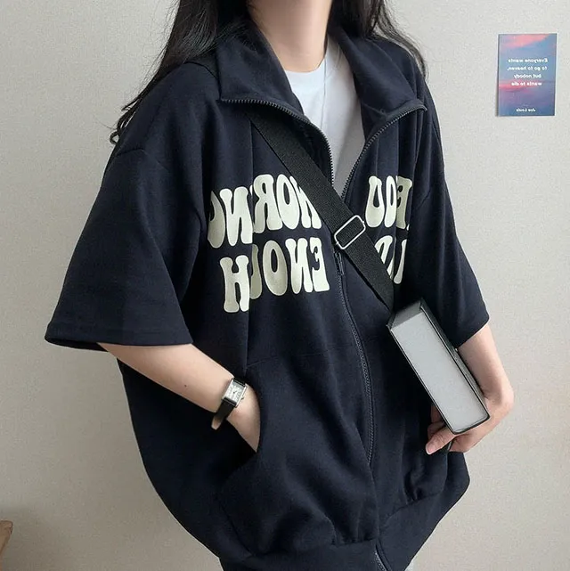 [여름아우터!/박시핏] 핏예쁜, 반팔 워킹 아노락 집업 (3color) 상세 이미지 9